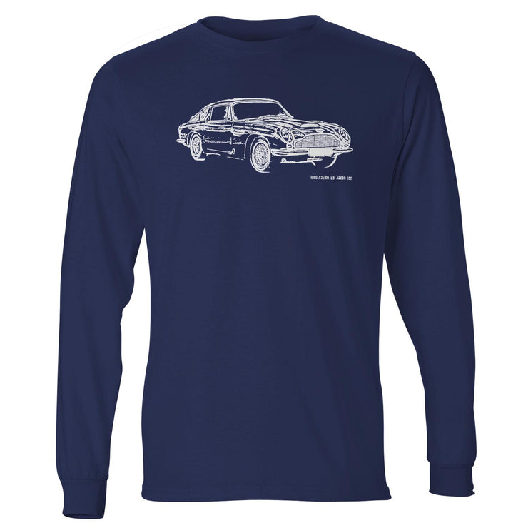 JL Illustration For A Aston Martin DB6 Motorcar Fan LS-Tshirt