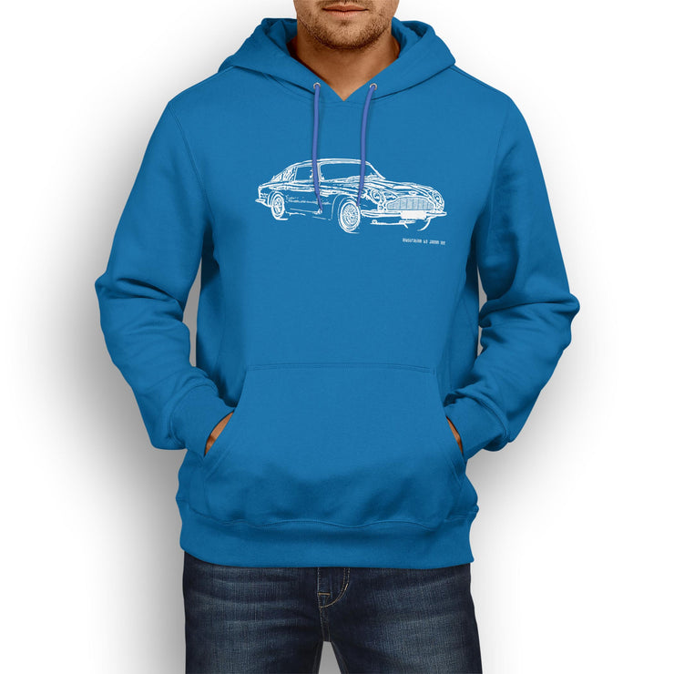 JL Illustration For A Aston Martin DB6 Motorcar Fan Hoodie