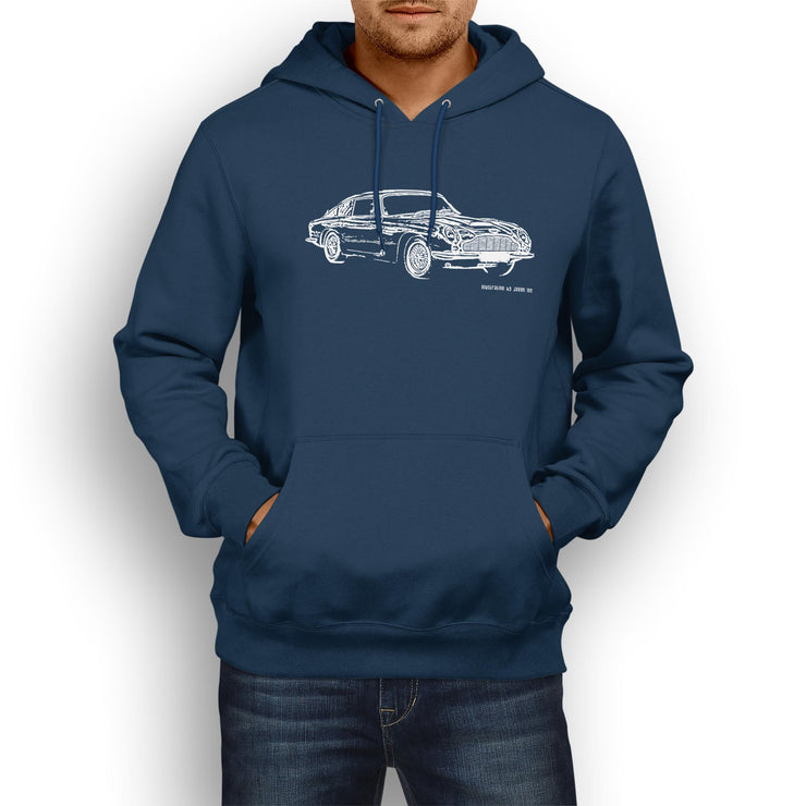 JL Illustration For A Aston Martin DB6 Motorcar Fan Hoodie