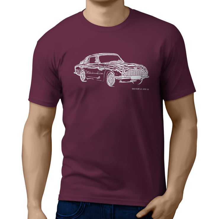 JL Illustration For A Aston Martin DB6 Motorcar Fan T-shirt