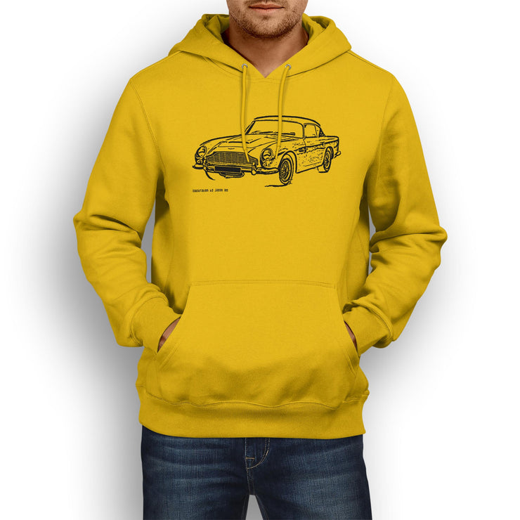 JL Illustration For A Aston Martin DBS Motorcar Fan Hoodie
