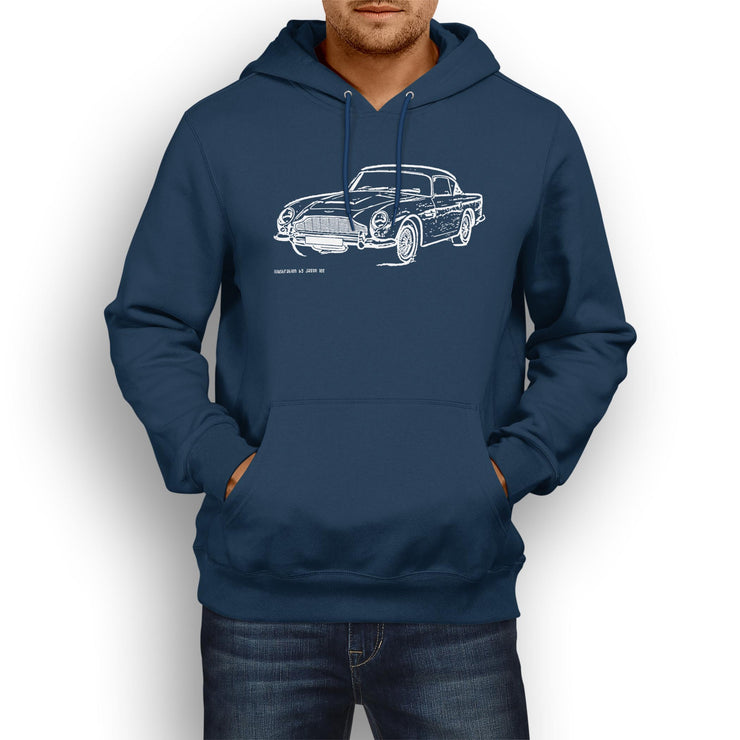 JL Illustration For A Aston Martin DBS Motorcar Fan Hoodie