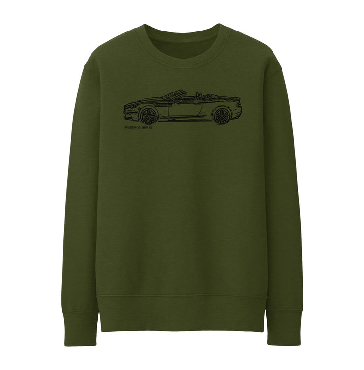 JL Illustration For A Aston Martin DBS Volante Motorcar Fan Jumper
