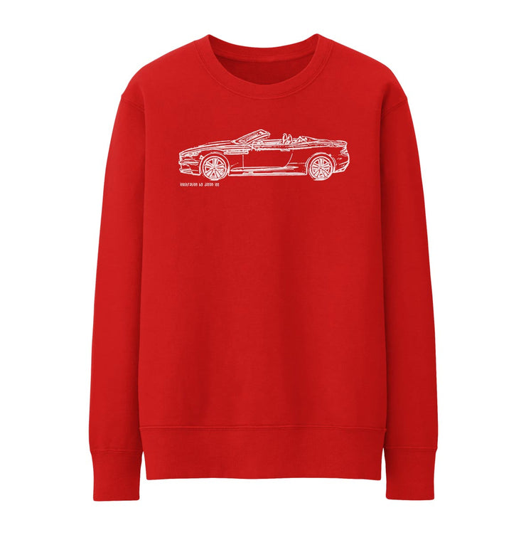 JL Illustration For A Aston Martin DBS Volante Motorcar Fan Jumper