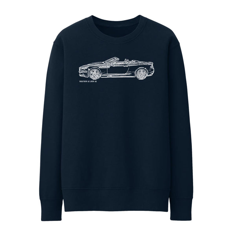 JL Illustration For A Aston Martin DBS Volante Motorcar Fan Jumper