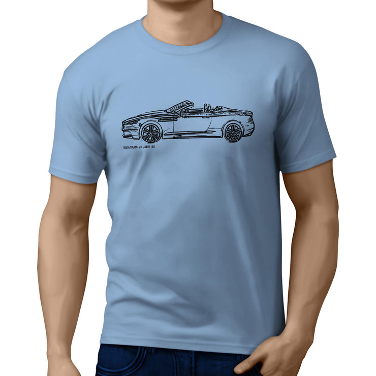 JL Illustration For A Aston Martin DBS Volante Motorcar Fan T-shirt