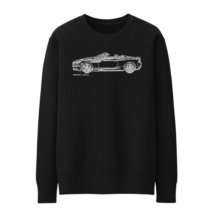 JL Illustration For A Aston Martin DBS Volante Motorcar Fan Jumper