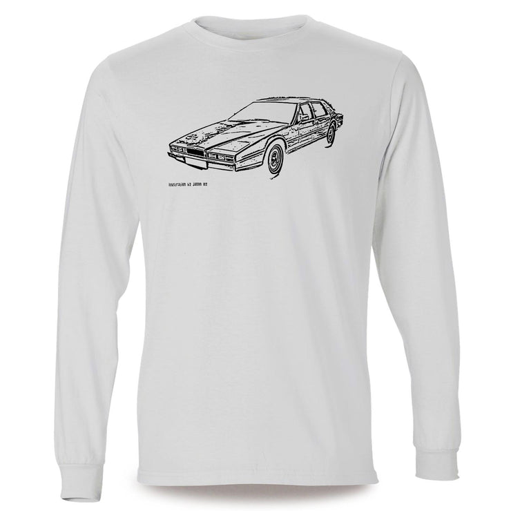 JL Illustration For A Aston Martin Lagonda Motorcar Fan LS-Tshirt