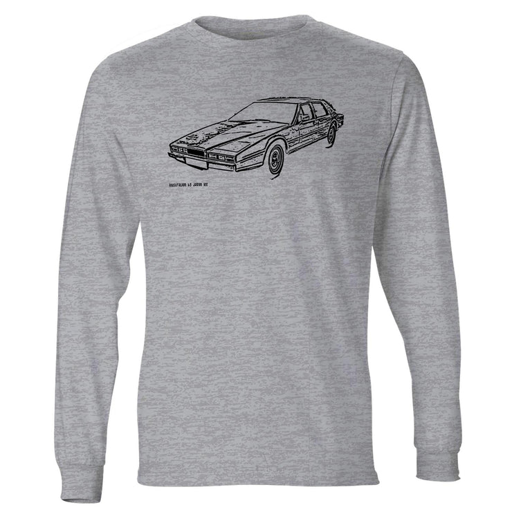 JL Illustration For A Aston Martin Lagonda Motorcar Fan LS-Tshirt