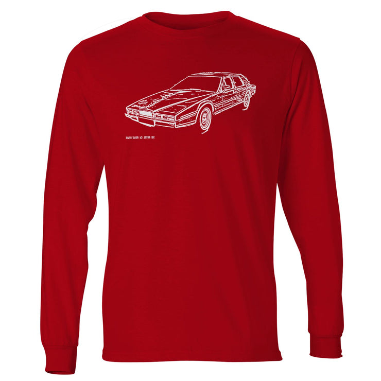 JL Illustration For A Aston Martin Lagonda Motorcar Fan LS-Tshirt