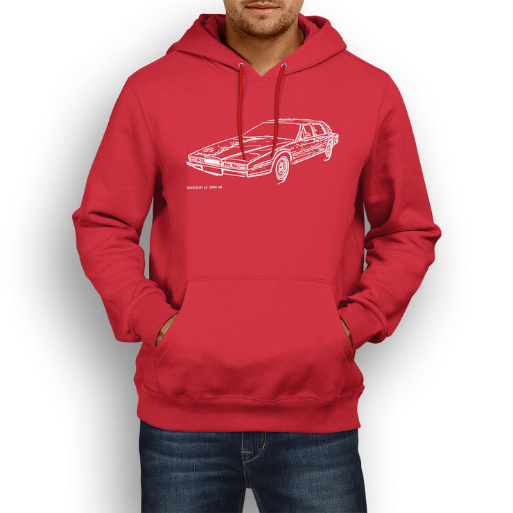 JL Illustration For A Aston Martin Lagonda Motorcar Fan Hoodie