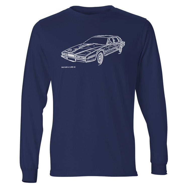 JL Illustration For A Aston Martin Lagonda Motorcar Fan LS-Tshirt