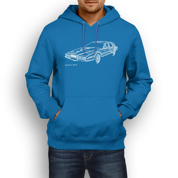 JL Illustration For A Aston Martin Lagonda Motorcar Fan Hoodie