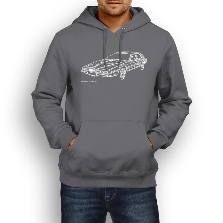 JL Illustration For A Aston Martin Lagonda Motorcar Fan Hoodie