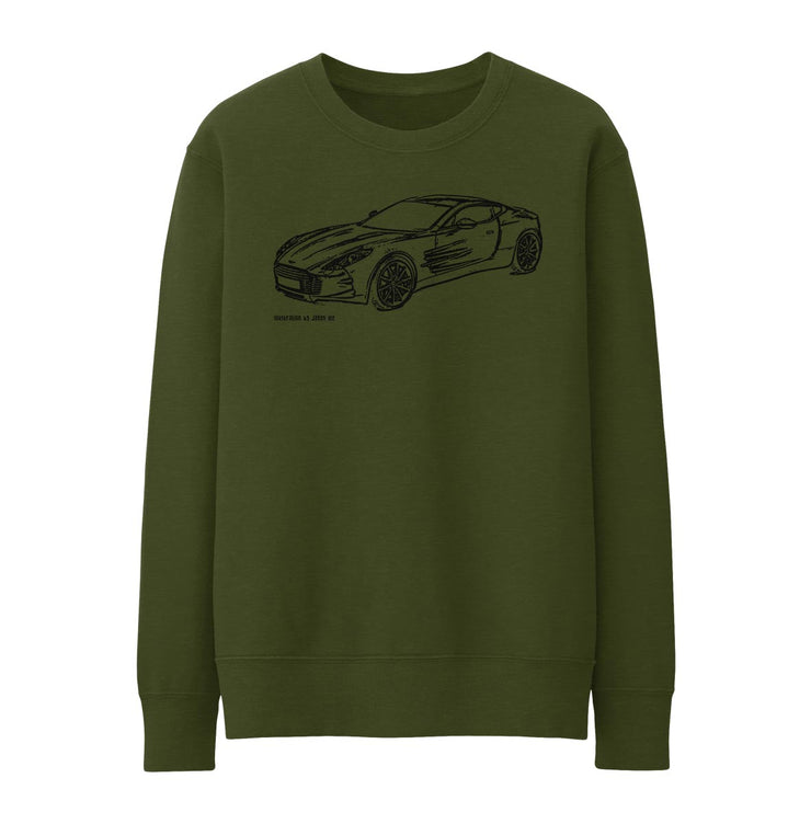 JL Illustration For A Aston Martin ONE-77 Motorcar Fan Jumper