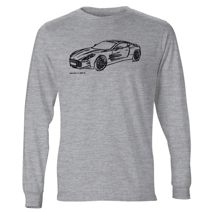 JL Illustration For A Aston Martin ONE-77 Motorcar Fan LS-Tshirt