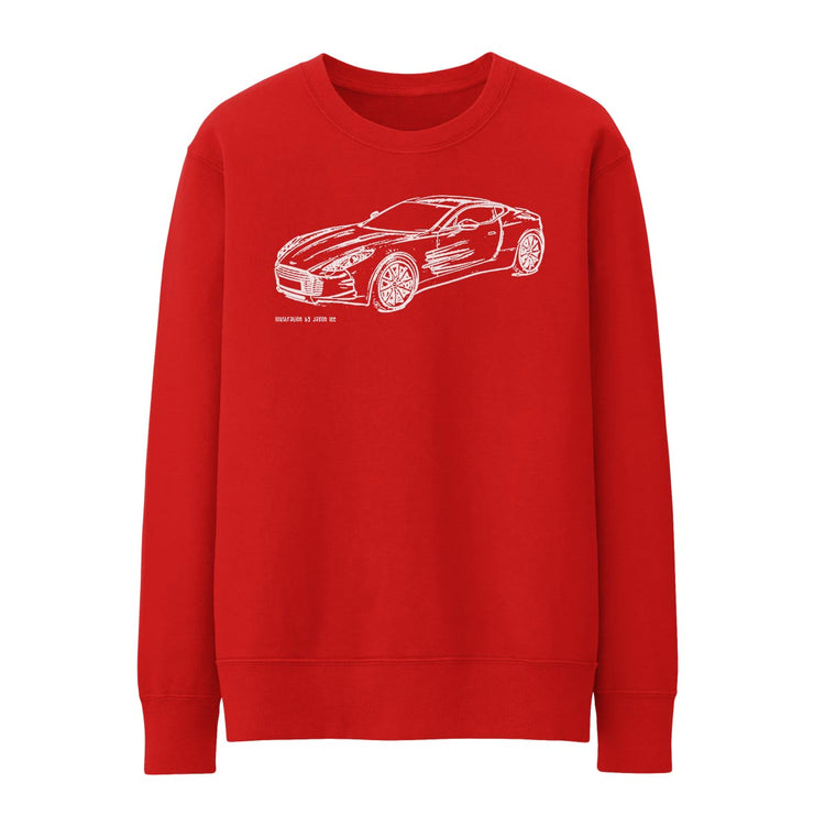 JL Illustration For A Aston Martin ONE-77 Motorcar Fan Jumper