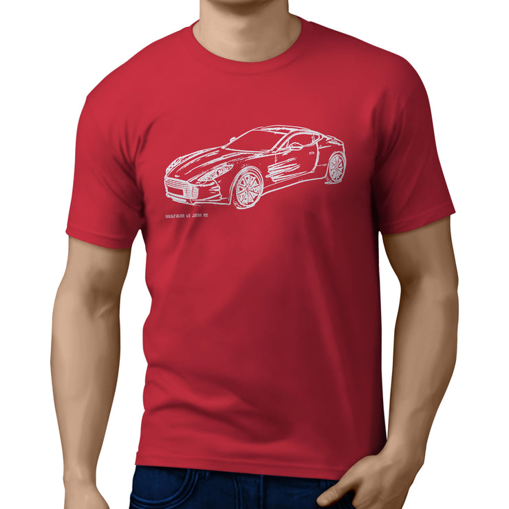 JL Illustration For A Aston Martin ONE-77 Motorcar Fan T-shirt