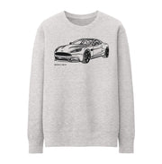 JL Illustration For A Aston Martin Vanquish Motorcar Fan Jumper