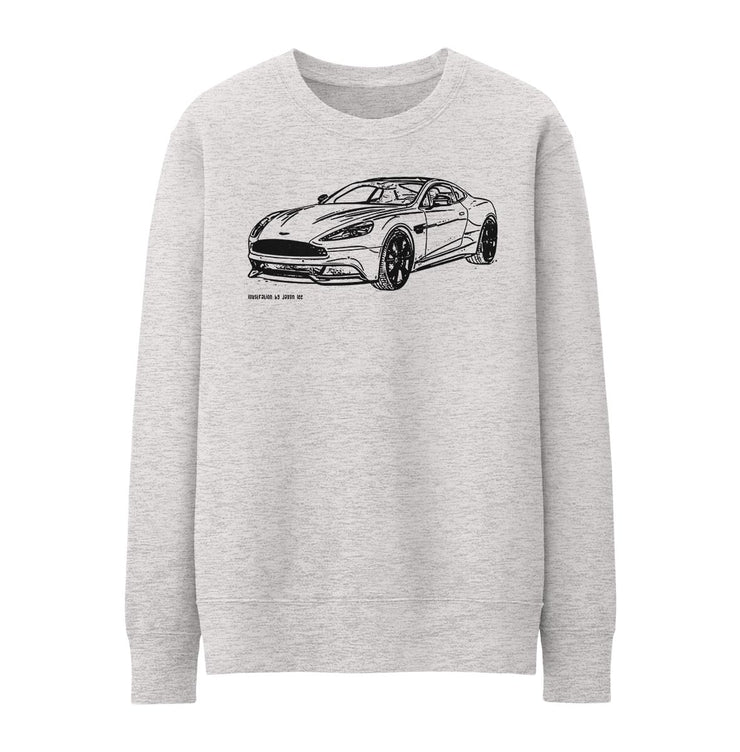 JL Illustration For A Aston Martin Vanquish Motorcar Fan Jumper