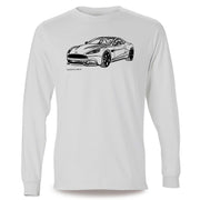 JL Illustration For A Aston Martin Vanquish Motorcar Fan LS-Tshirt