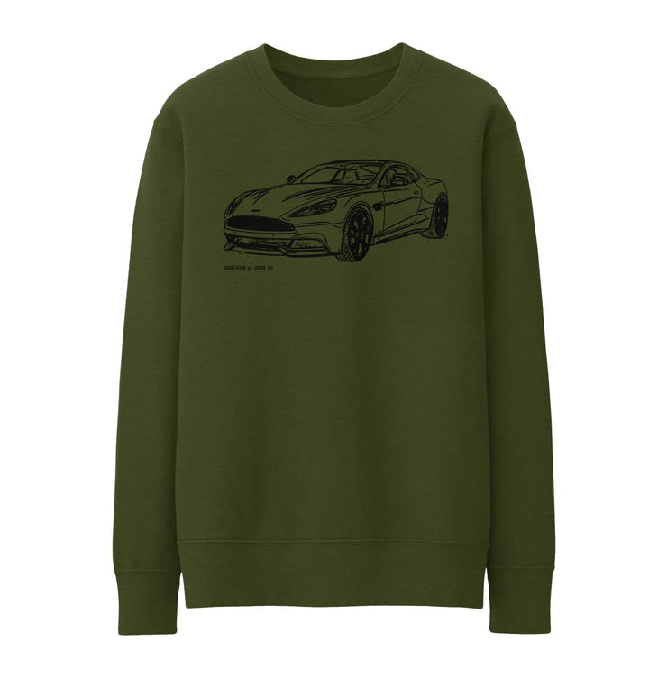 JL Illustration For A Aston Martin Vanquish Motorcar Fan Jumper