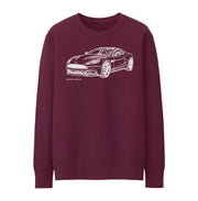 JL Illustration For A Aston Martin Vanquish Motorcar Fan Jumper