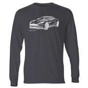 JL Illustration For A Aston Martin Vanquish Motorcar Fan LS-Tshirt