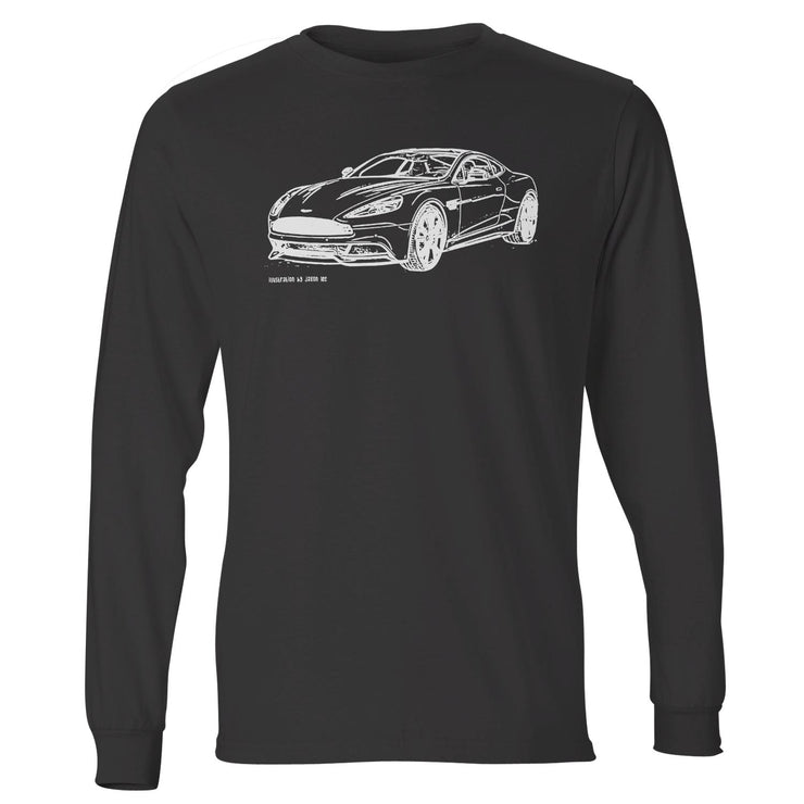 JL Illustration For A Aston Martin Vanquish Motorcar Fan LS-Tshirt