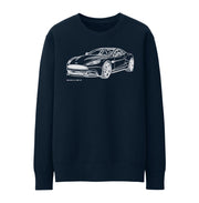 JL Illustration For A Aston Martin Vanquish Motorcar Fan Jumper
