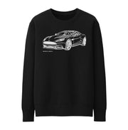 JL Illustration For A Aston Martin Vanquish Motorcar Fan Jumper