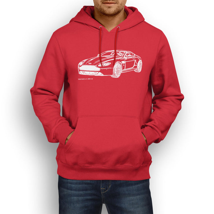JL Illustration For A Aston Martin Vantage Motorcar Fan Hoodie