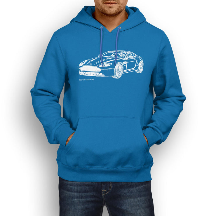 JL Illustration For A Aston Martin Vantage Motorcar Fan Hoodie