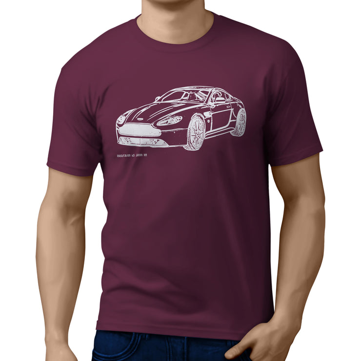 JL Illustration For A Aston Martin Vantage Motorcar Fan T-shirt