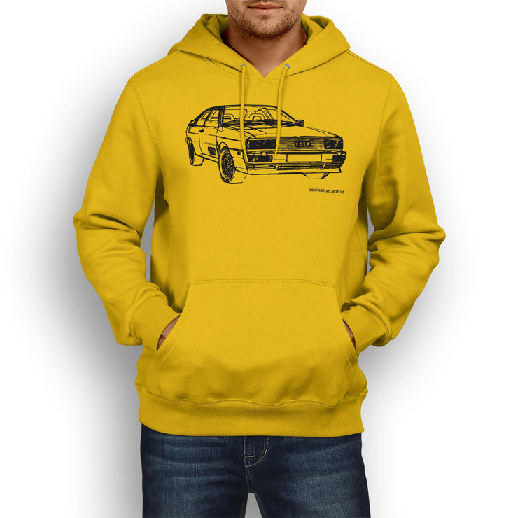 JL Illustration For A Audi Quattro Motorcar Fan Hoodie