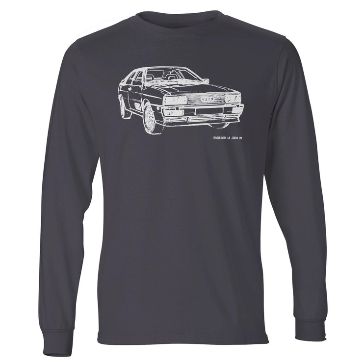 JL Illustration For A Audi Quattro Motorcar Fan LS-Tshirt