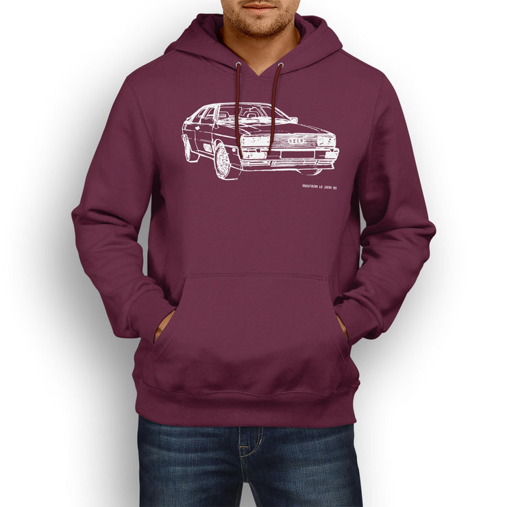 JL Illustration For A Audi Quattro Motorcar Fan Hoodie