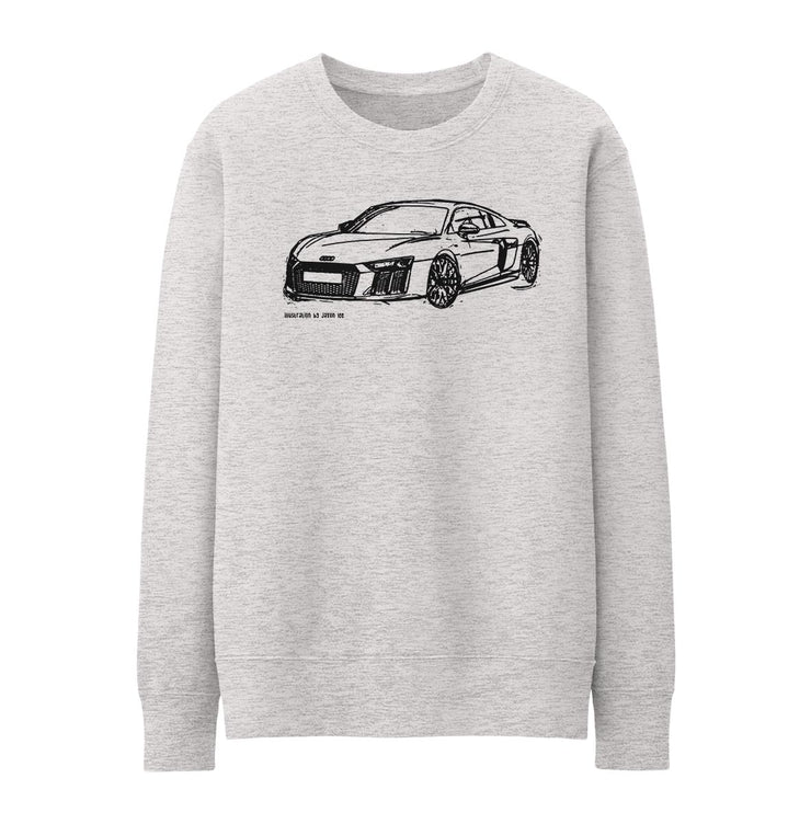 JL Illustration For A Audi R8 Motorcar Fan Jumper