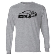 JL Illustration For A Audi R8 Motorcar Fan LS-Tshirt