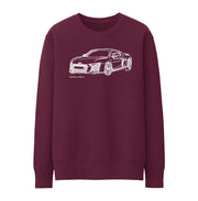 JL Illustration For A Audi R8 Motorcar Fan Jumper