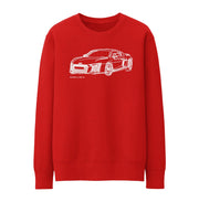JL Illustration For A Audi R8 Motorcar Fan Jumper