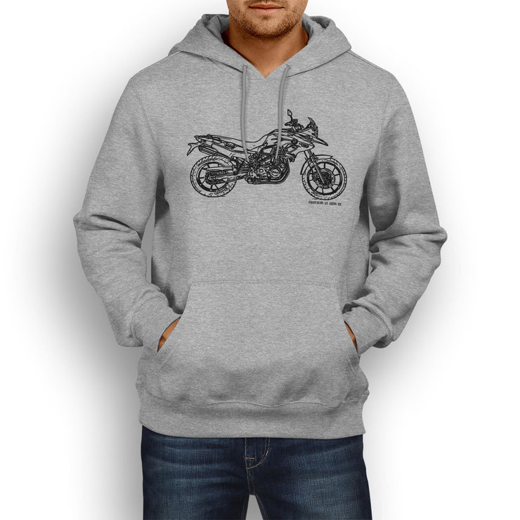 JL Illustration For A BMW F700GS Motorbike Fan Hoodie