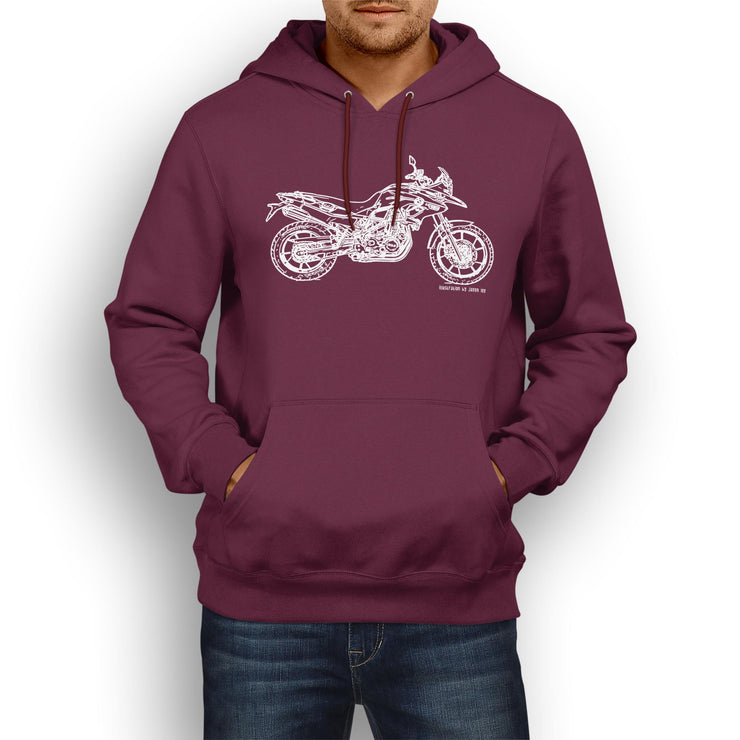 JL Illustration For A BMW F700GS Motorbike Fan Hoodie