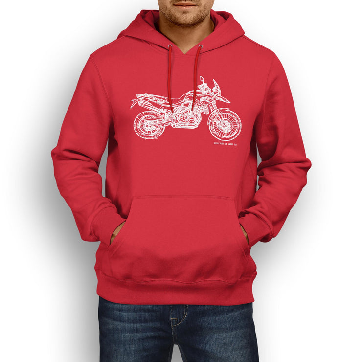 JL Illustration For A BMW F800GS Motorbike Fan Hoodie