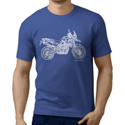 JL Illustration For A BMW F800GS Motorbike Fan T-shirt