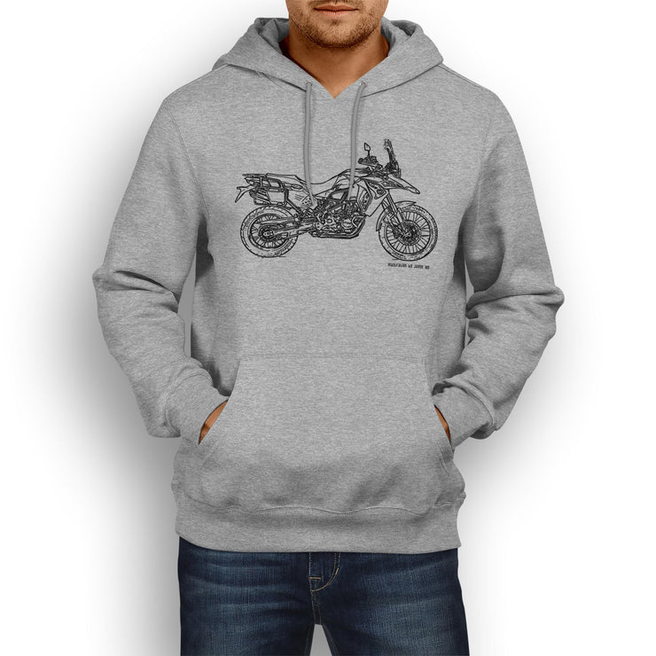 JL Illustration For A BMW F800GS Adventure Fan Hoodie