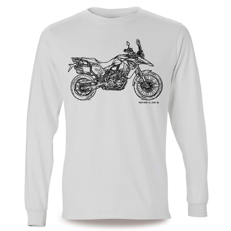 JL Illustration For A BMW F800GS Adventure Fan LS-Tshirt