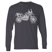 JL Illustration For A BMW F800GS Adventure Fan LS-Tshirt