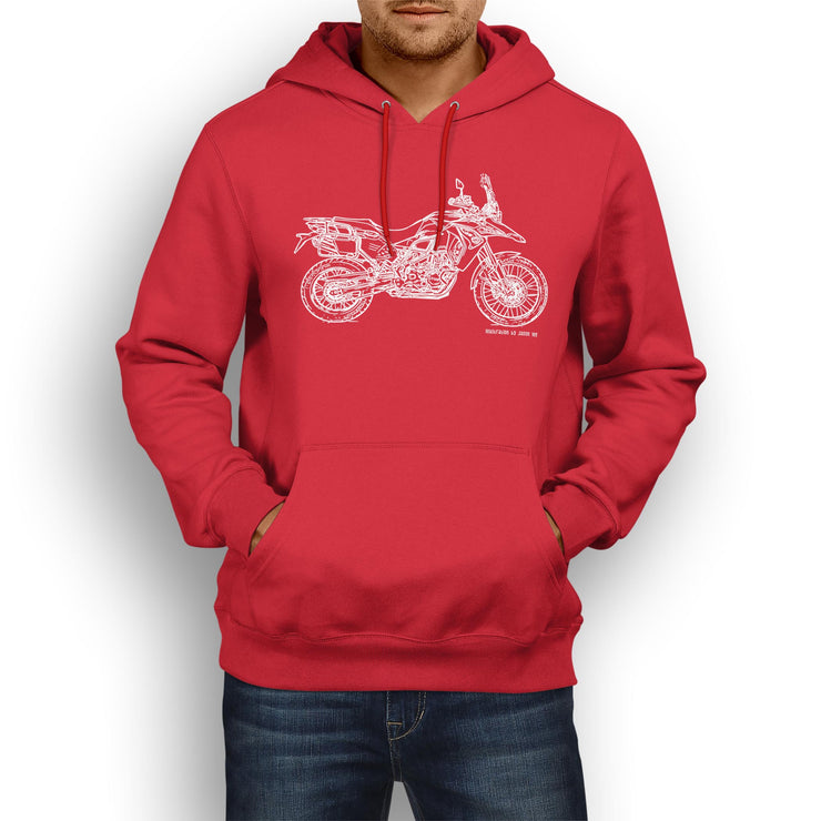 JL Illustration For A BMW F800GS Adventure Fan Hoodie