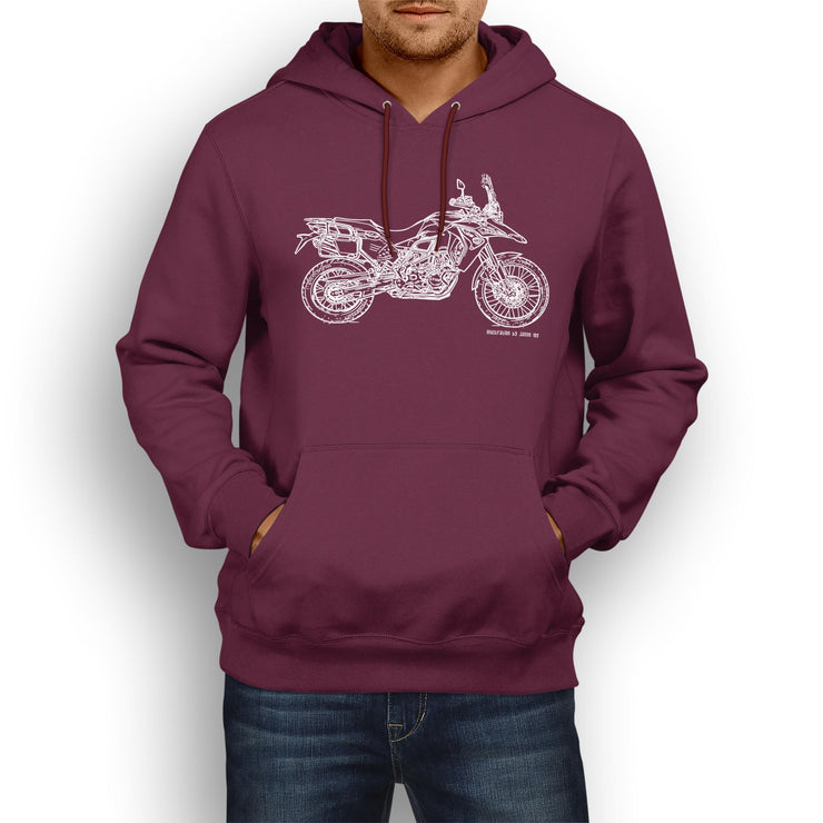 JL Illustration For A BMW F800GS Adventure Fan Hoodie